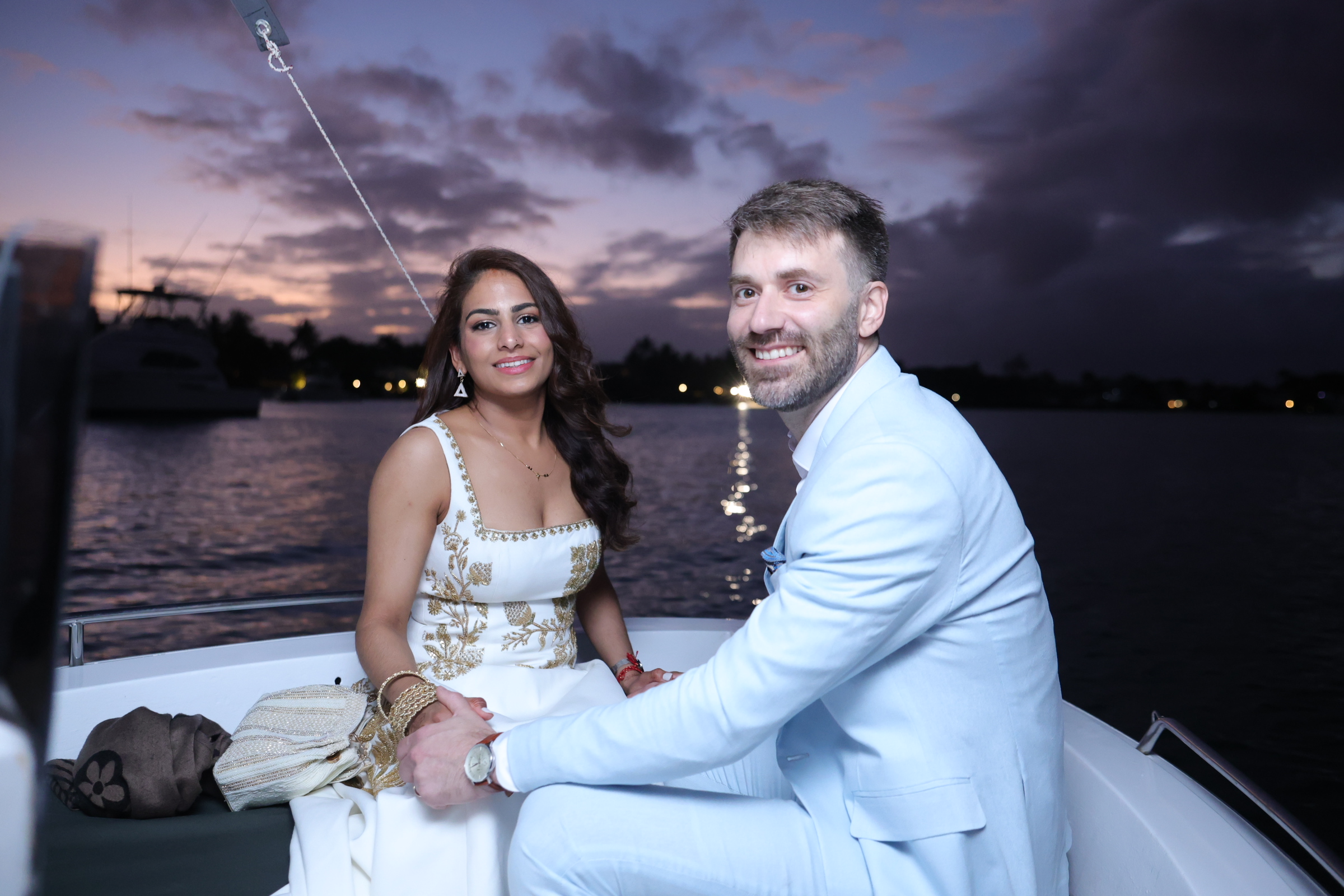 Founders together during their Mauritius wedding celebrations